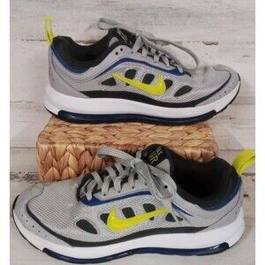 Men's Nike Max Air Tennis‎ Shoes Barely Used Size 8.5 Gray / Yellow